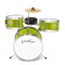 Ashthorpe 3-Piece Complete Kids Drum Set - Beginner Kit with 14" Bass, Adjustable Throne, Cymbal, Pedal & Drumsticks